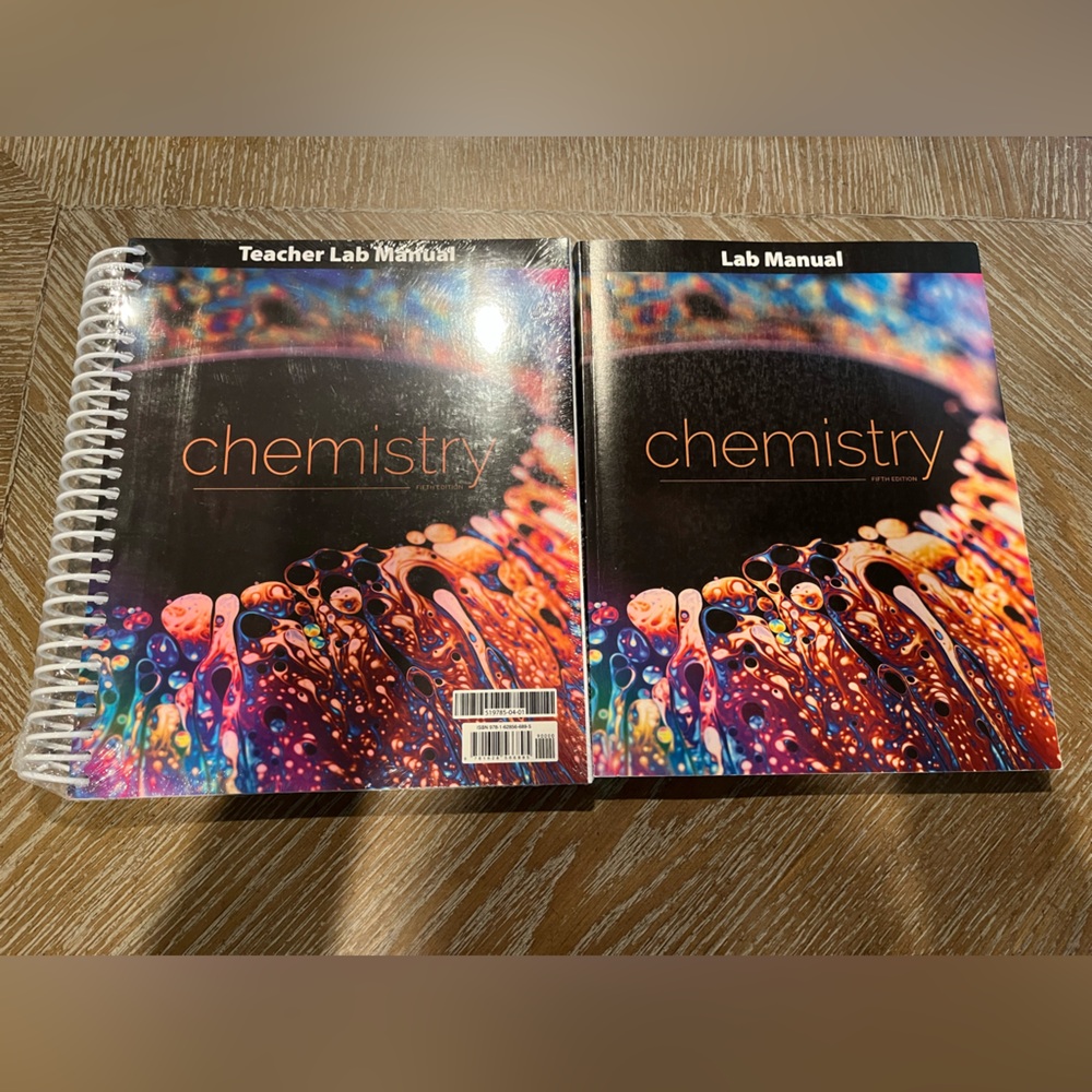 NEW BJU PRESS Chemistry Fifth Edition Teacher Lab Manual/Student Manual Textbook
